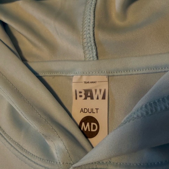 Ocean Safari Light Gray Men's Rash Guard Hoodie - Picture 4 of 4